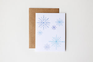 Snowflakes Greeting Card