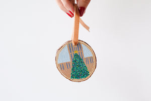 Rockefeller Tree Hand Painted Ornament